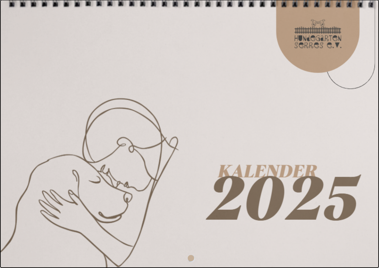 Hundegarten Serres Wandkalender 2025