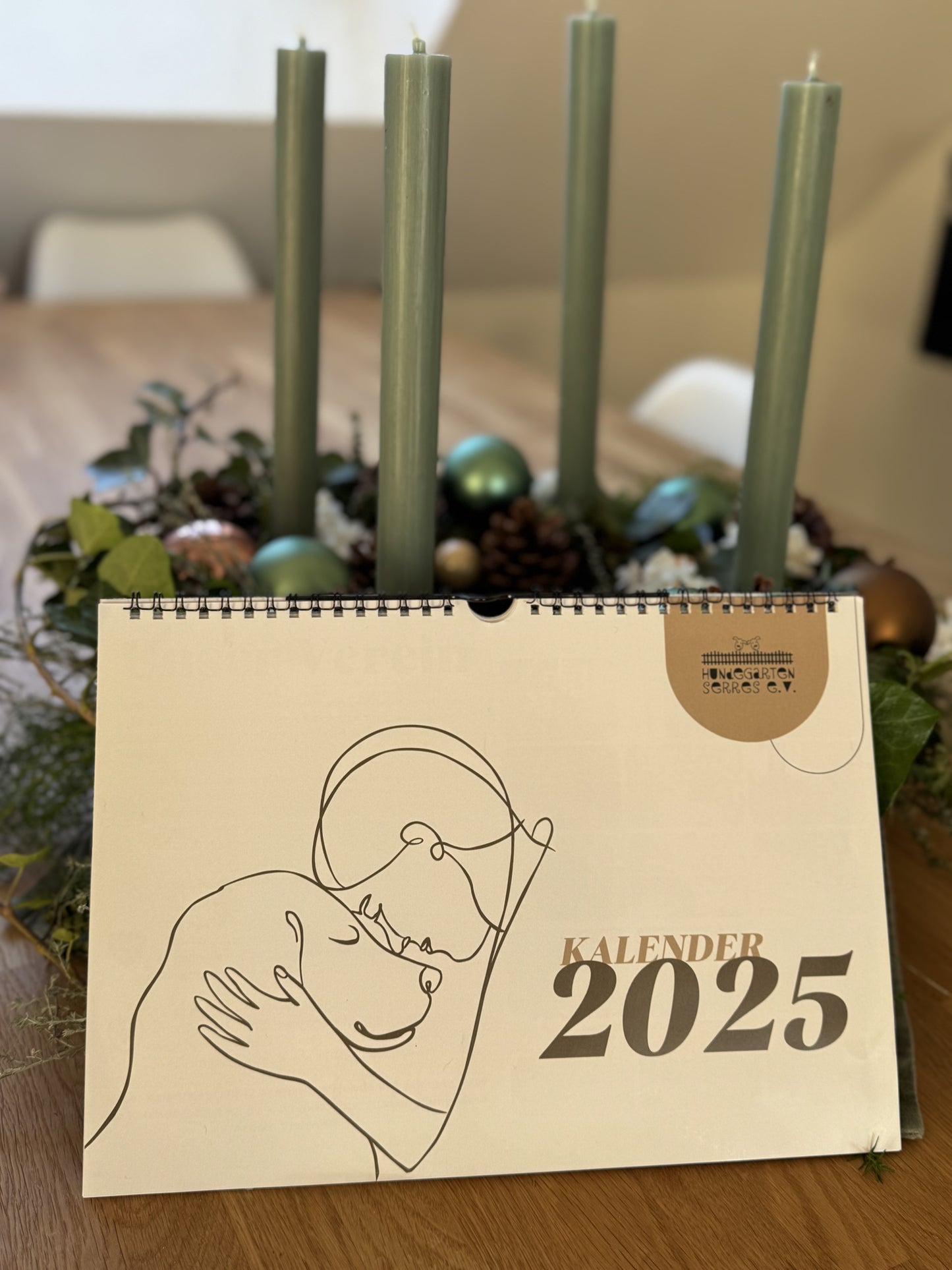 Hundegarten Serres Wandkalender 2025