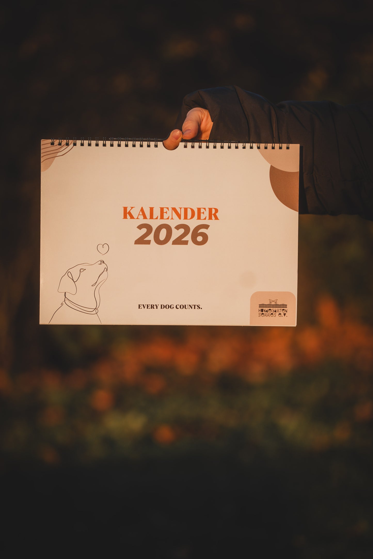 Hundegarten Serres Wandkalender 2026