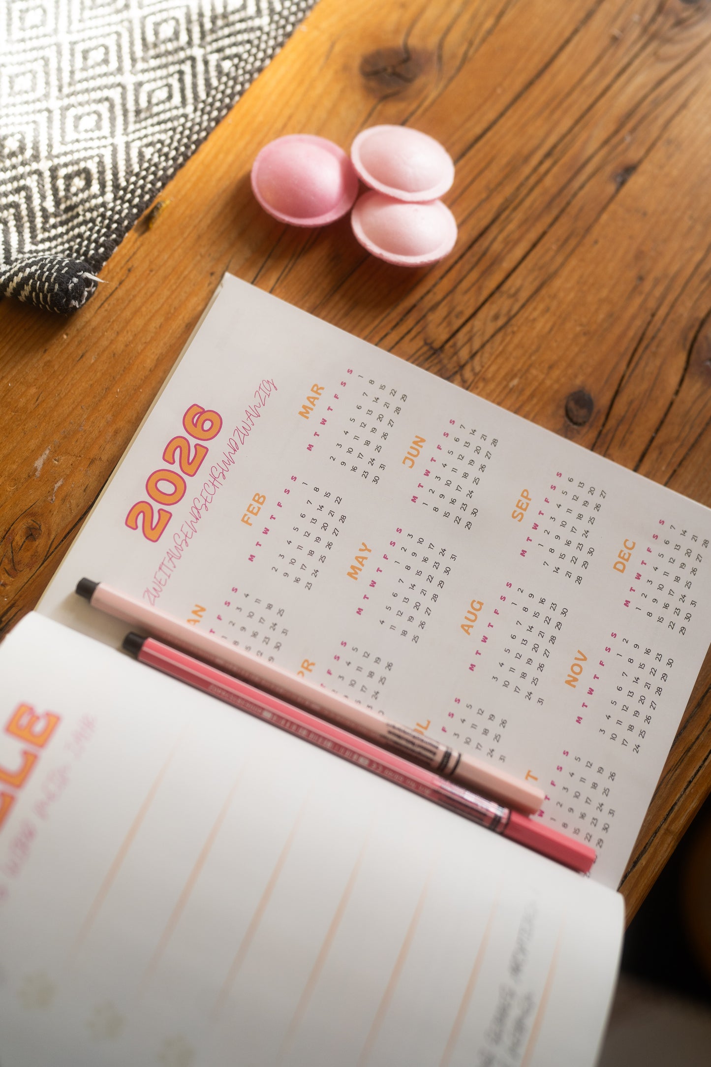 Hundegarten Serres Taschenkalender 2026